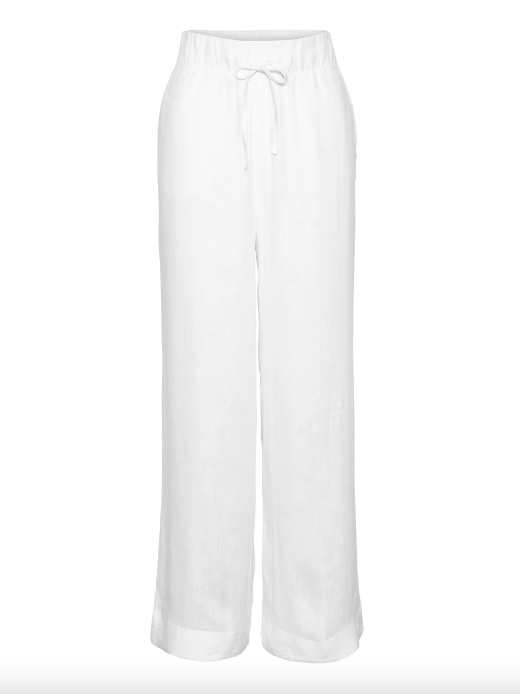 IMMI LINEN PANT White