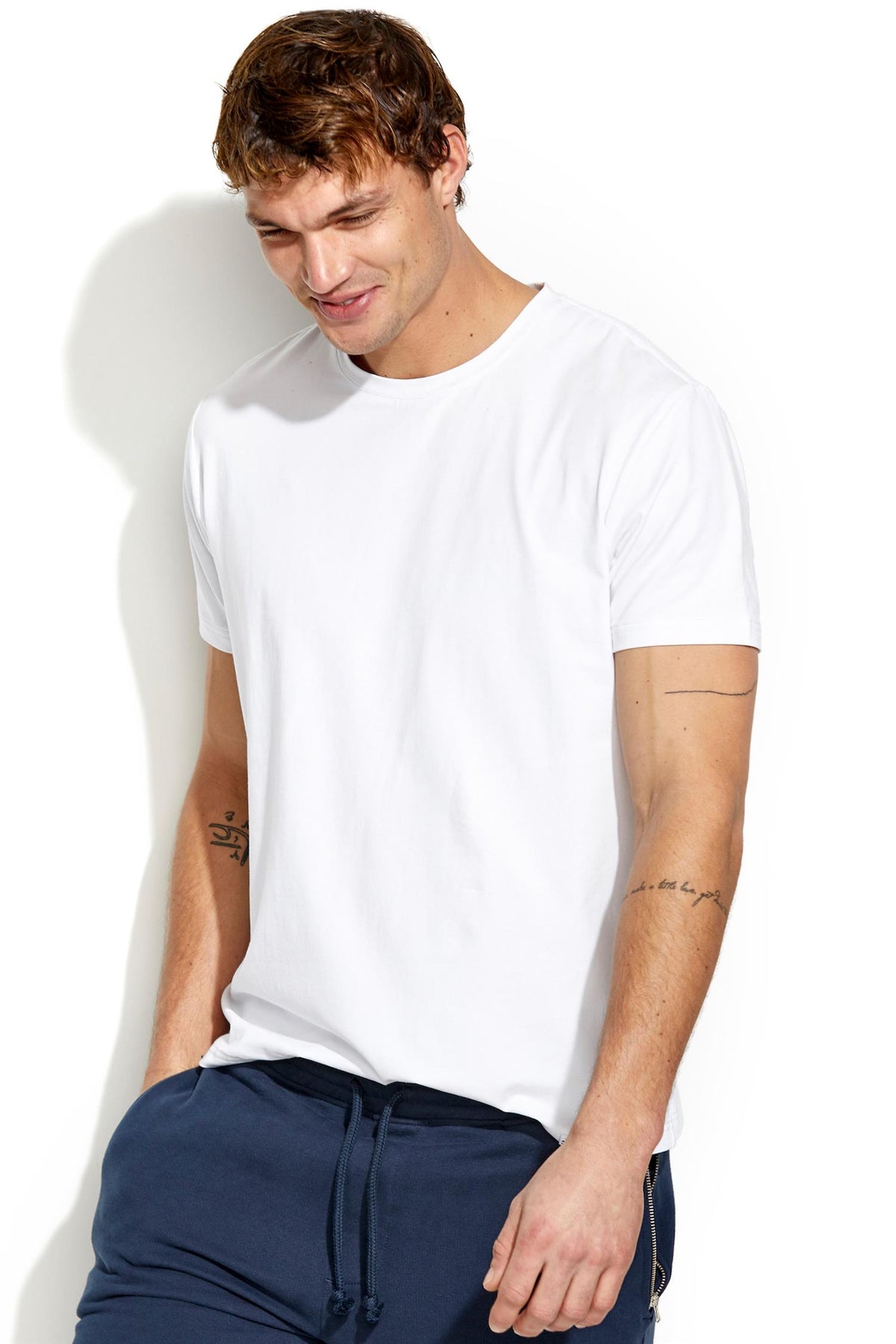 Organic Cotton Crew Tee white