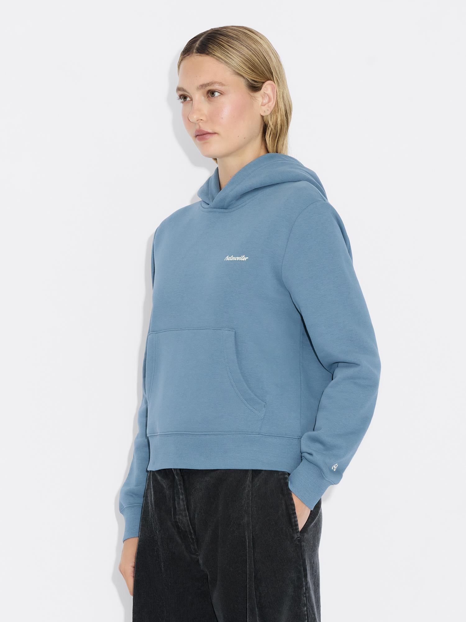 W Regular Hoodie - Blue