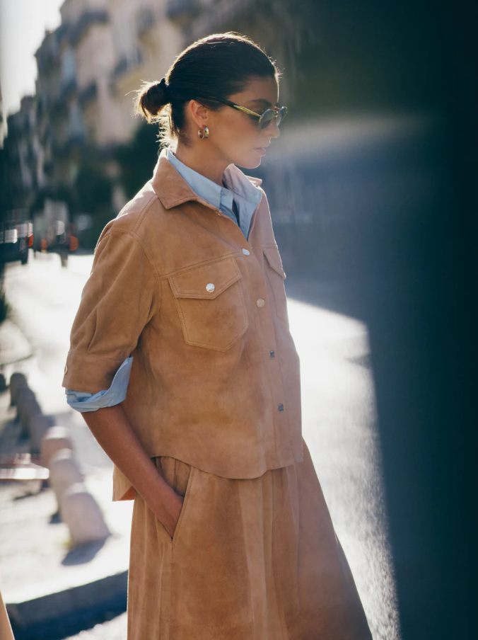 Mmsigga Sssuede Shirt Tan