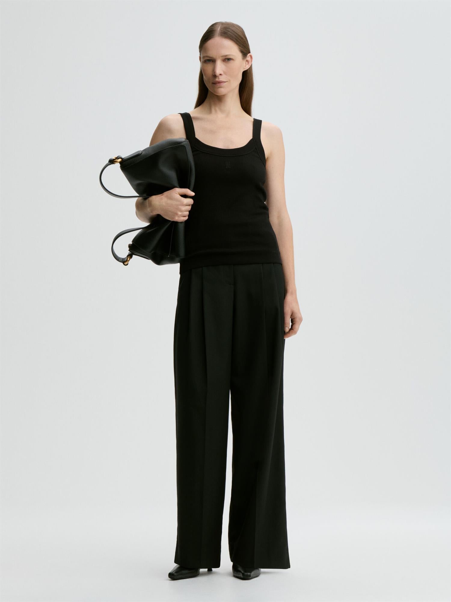 Frillio Singlet Black