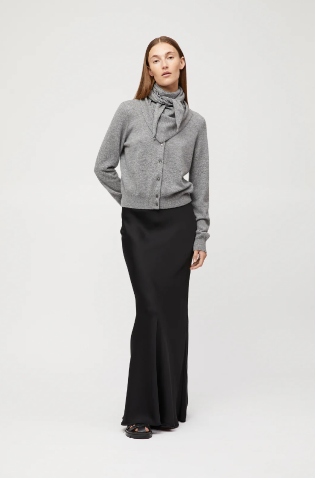 Memoir Cashmere Scarf Jet Black
