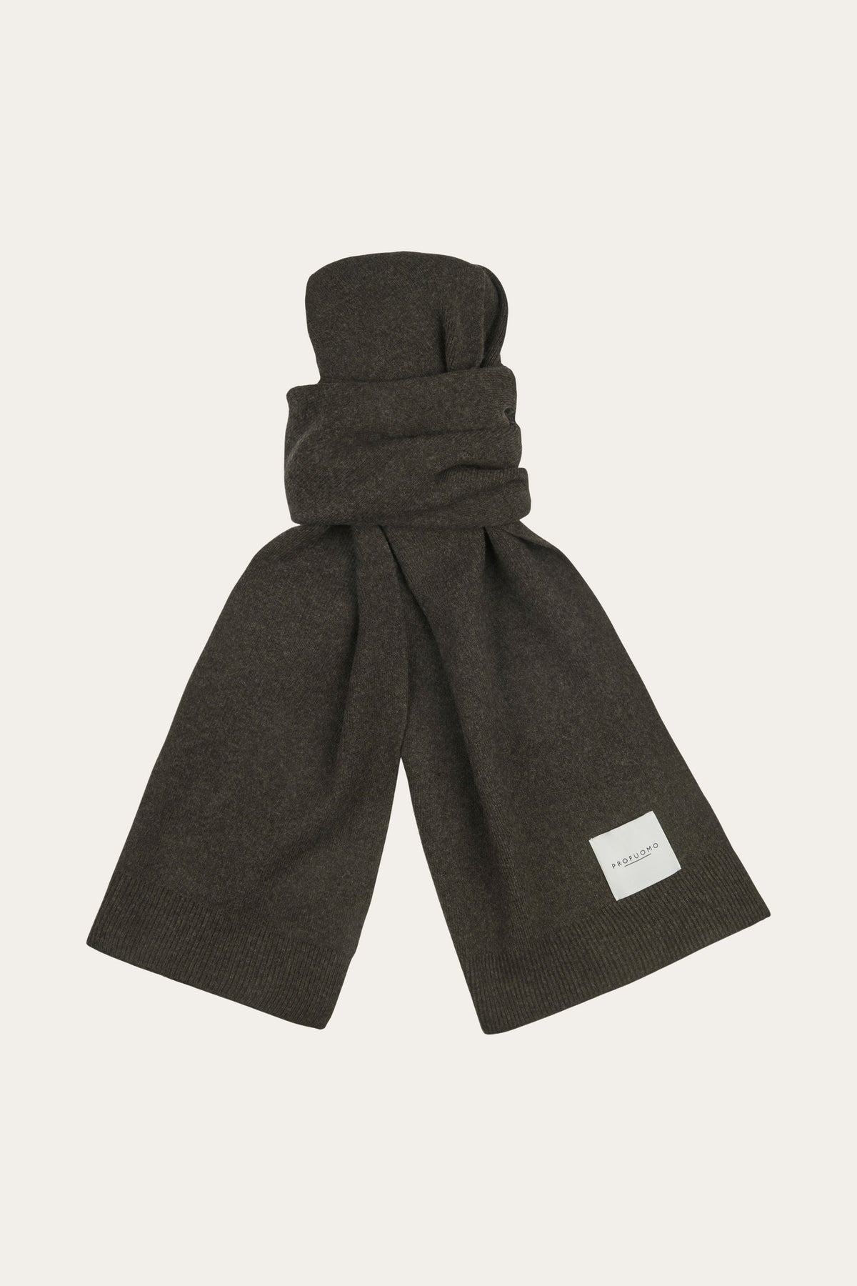 Scarf Wool Dk.Brown