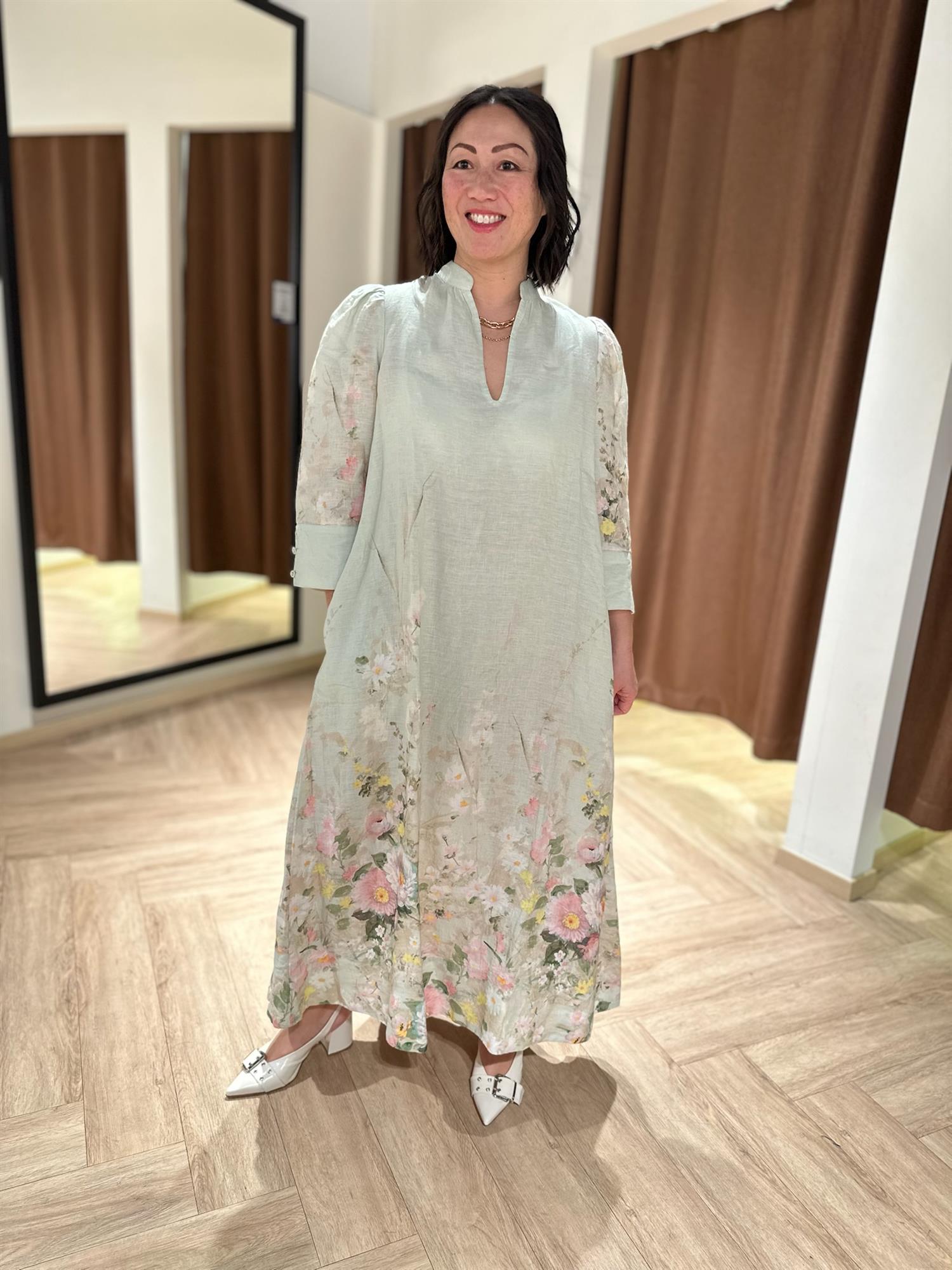 Linen Shift Dress Harmony