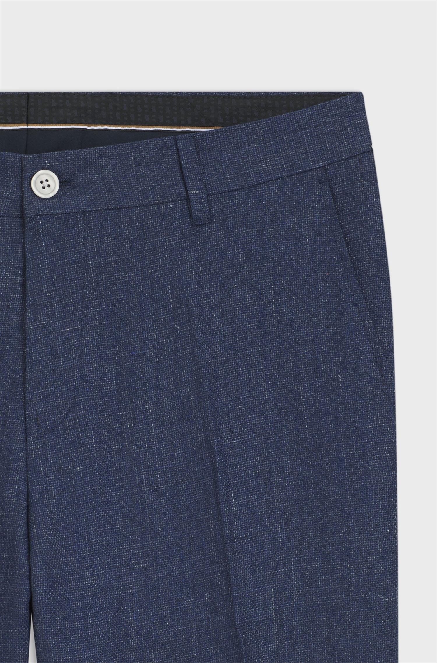 Genius Suitpant in micro pattern