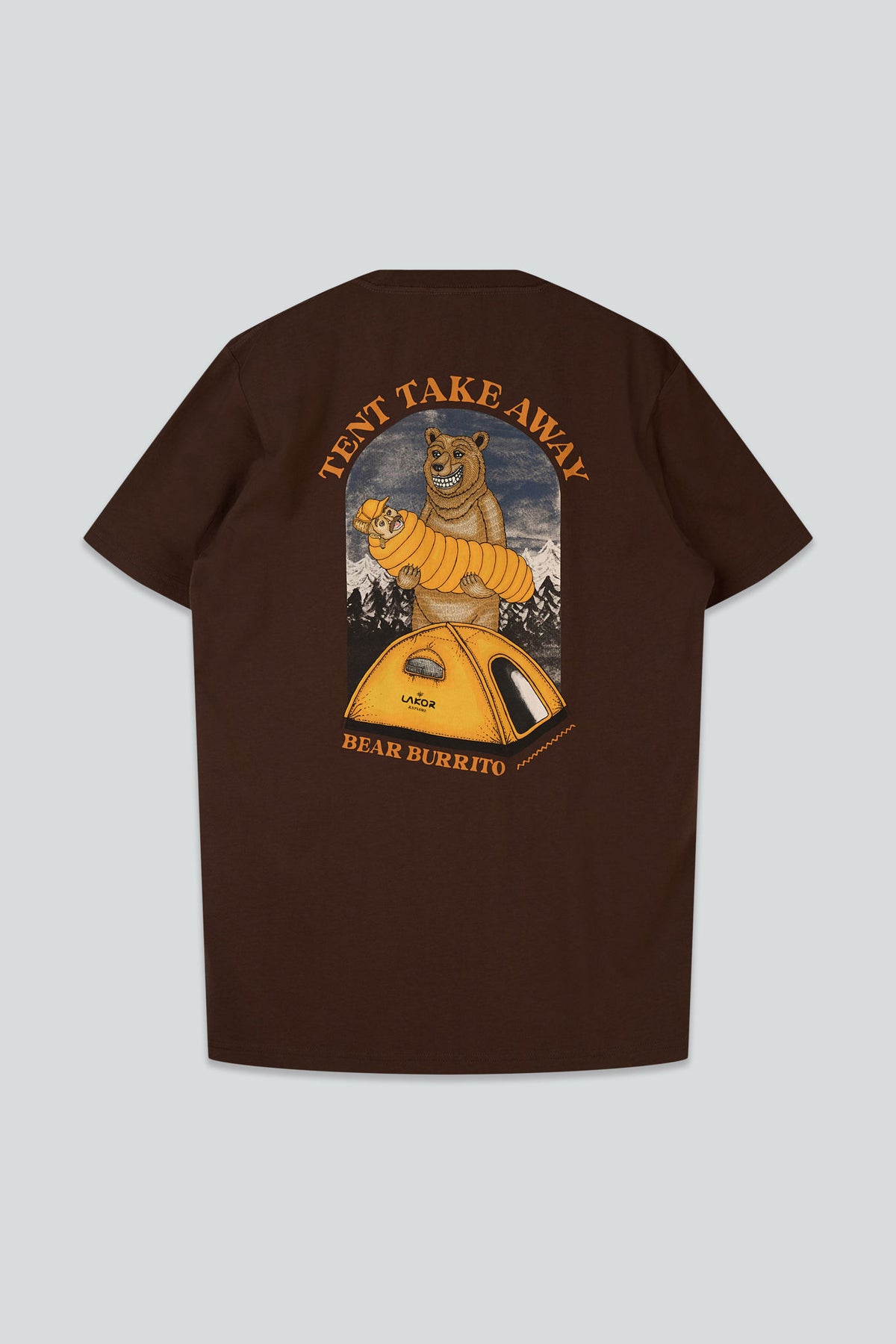 Tent Takeaway T-Shirt Chicory Coffee