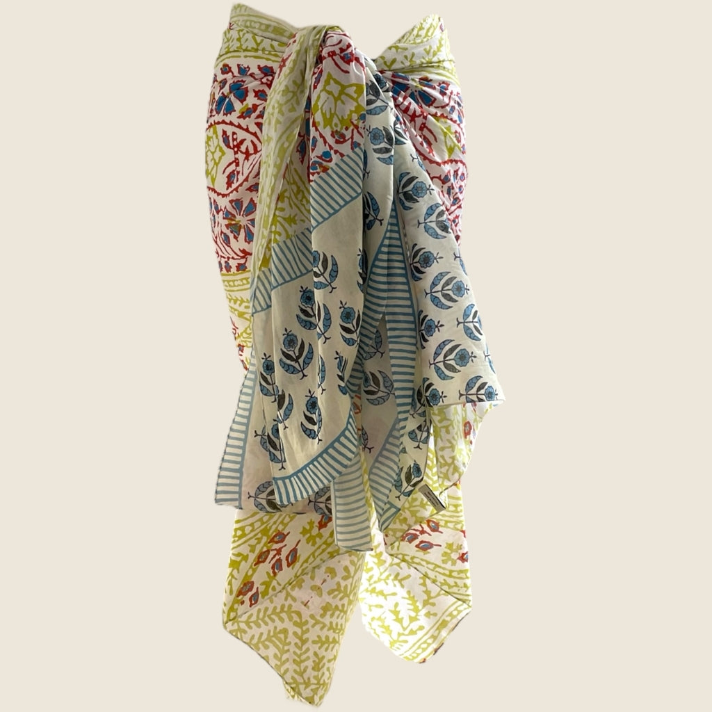 Block Pinkt w/Border Musted Lime