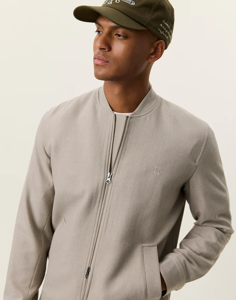 Como Reg Bomber Jacket Laural Oak Sand