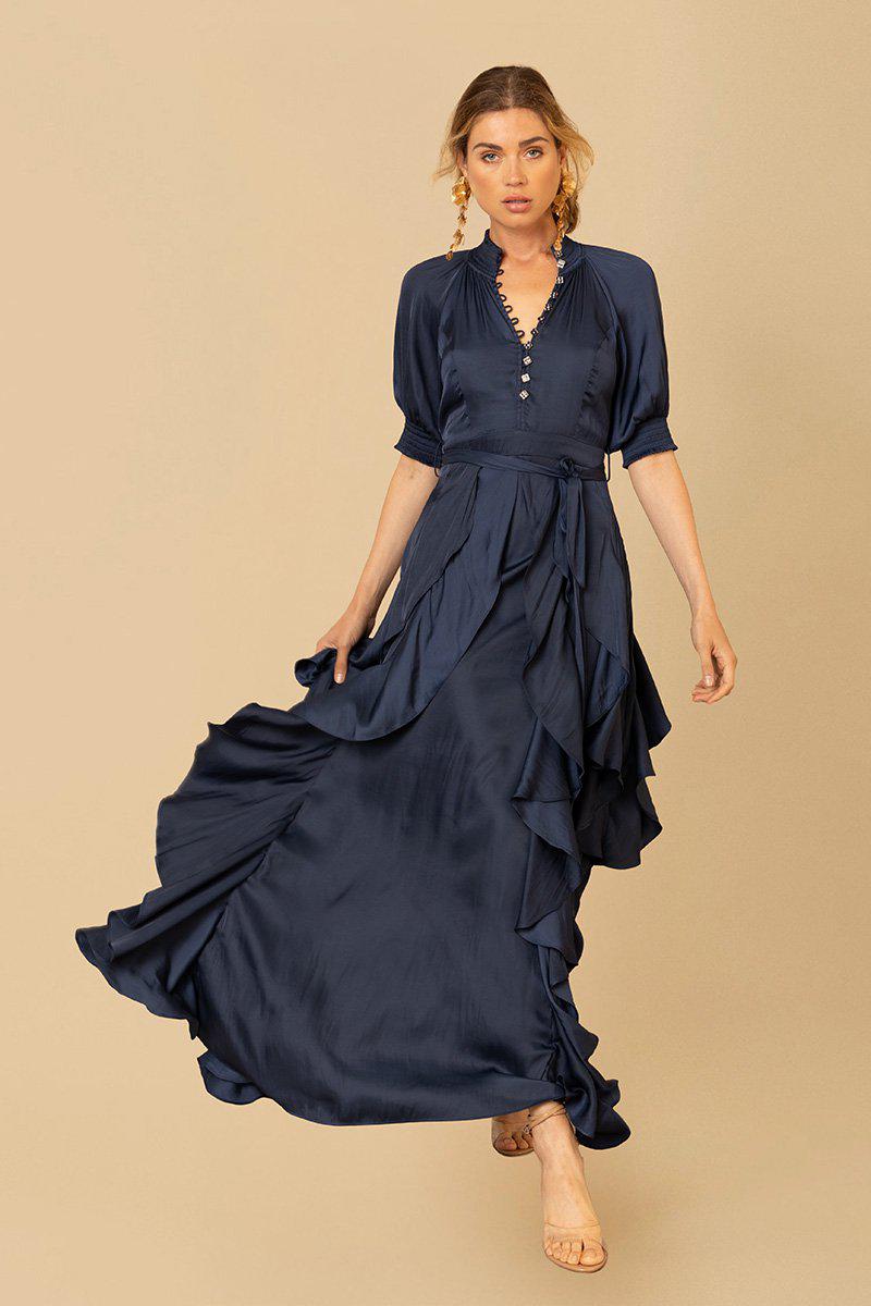 Clare Dress - Blue