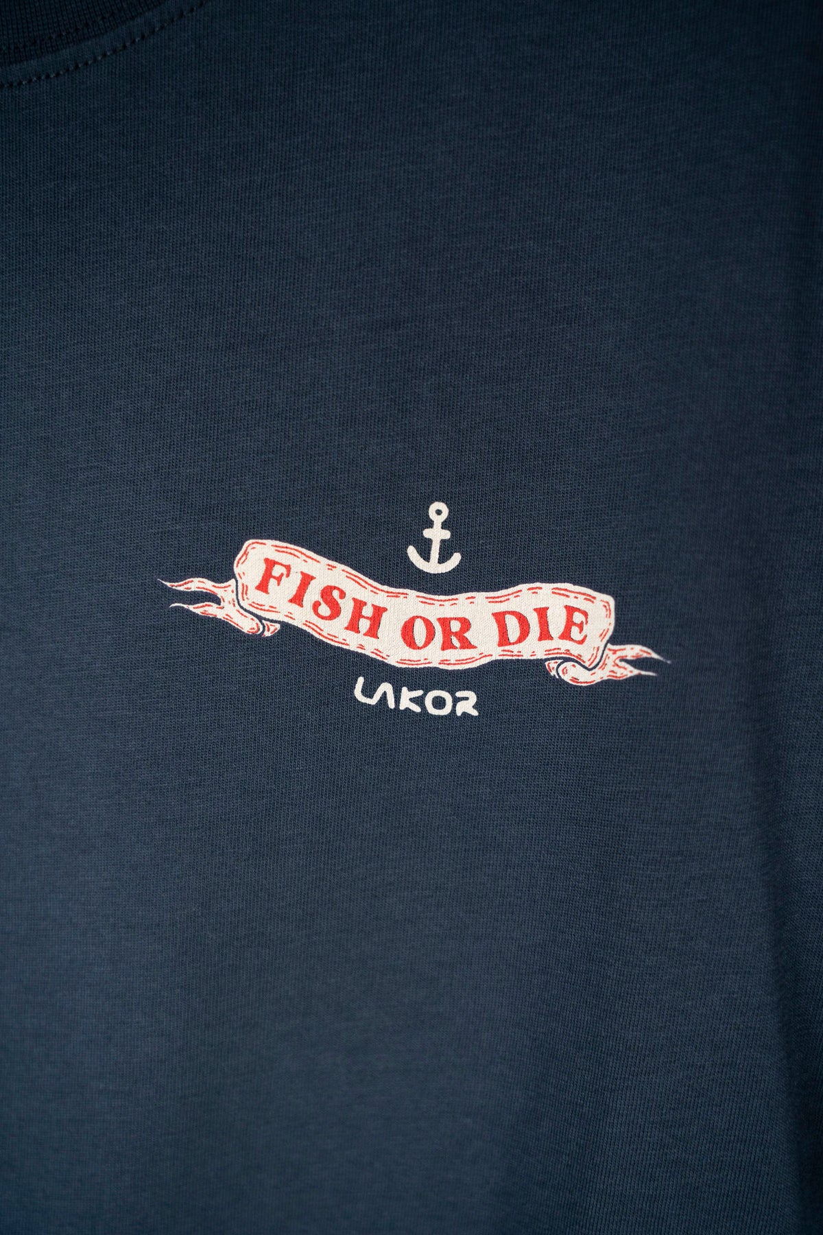 The Smoking Salmon Back T-Shirt Blueberry