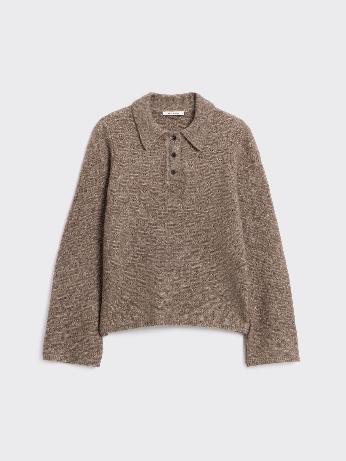Jackie Polo Sweater Taupe