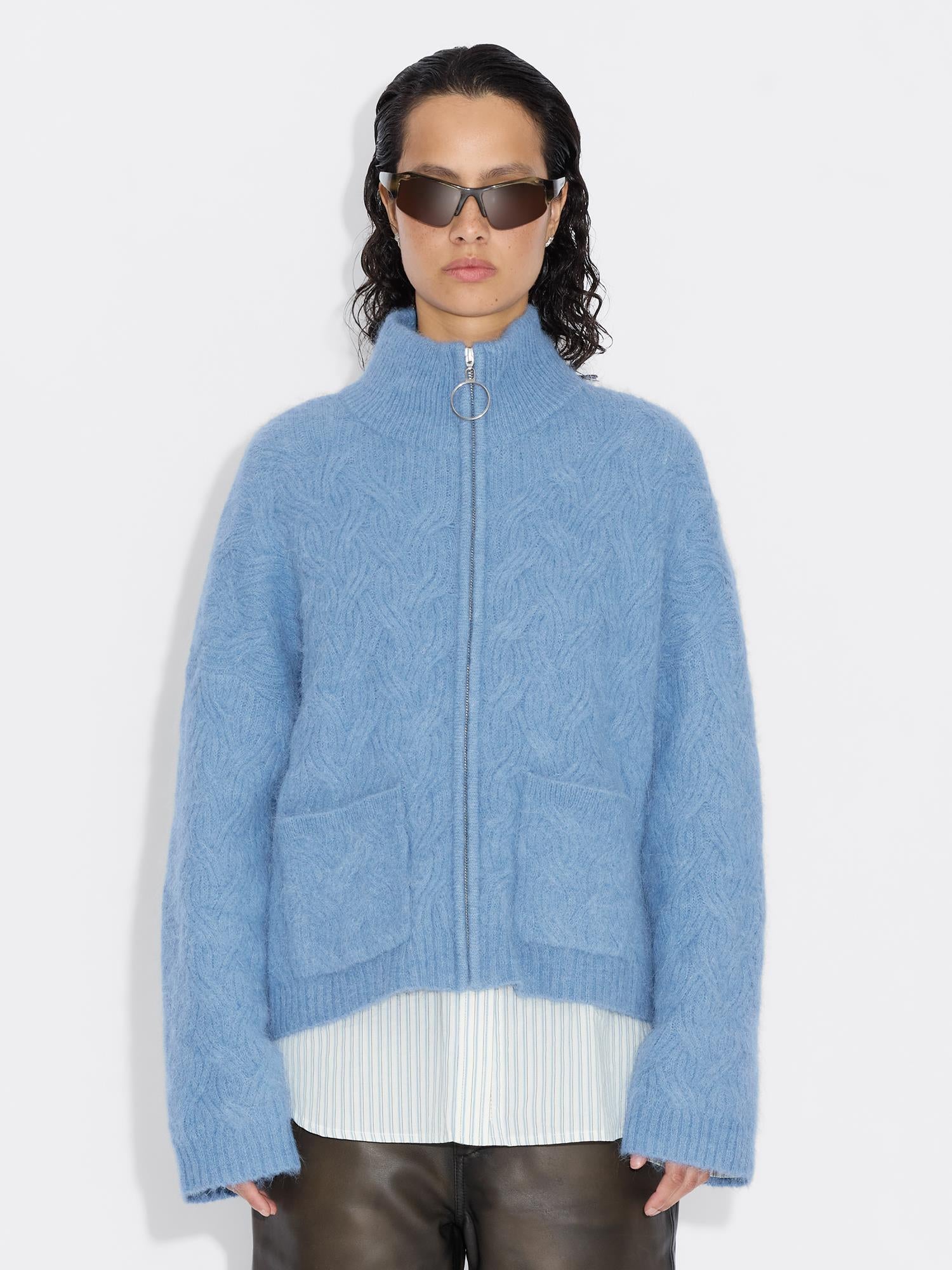 Tine Powder Cardigan - Blue
