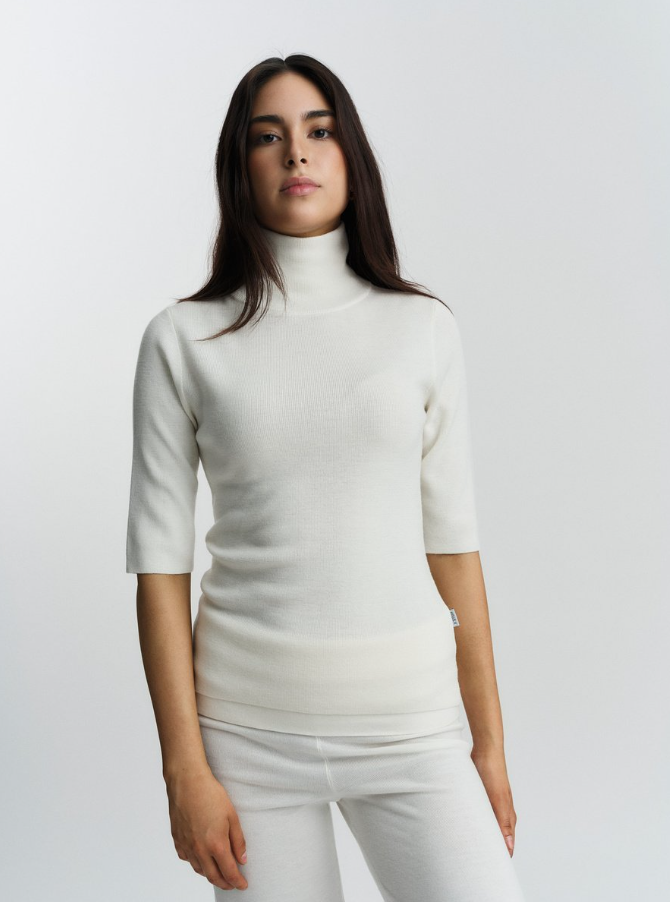 Melly Merino Tee White