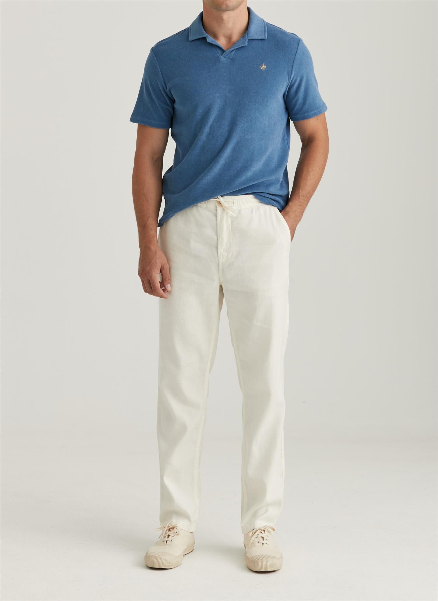 Fenix Linen Trouser Off White