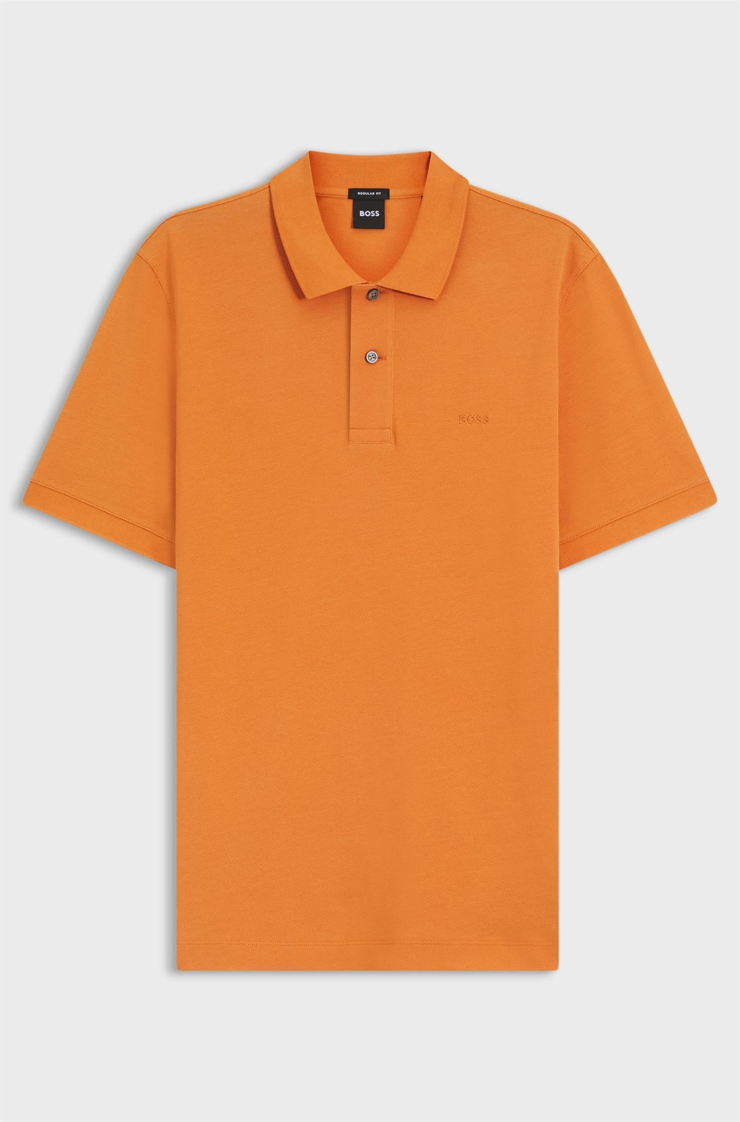 Pallas Piquet Polo Shirt Medium Orange