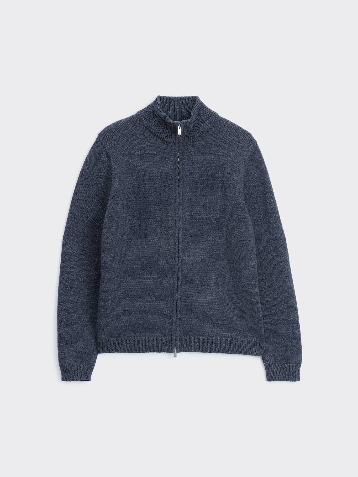 Atlantic Zip Cardgan Navy