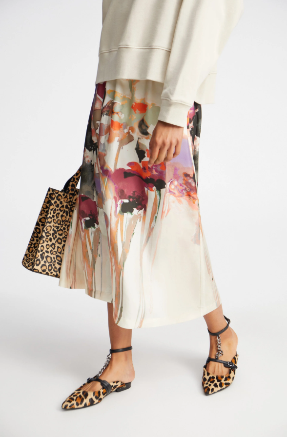 Aruma Printed Skirt Sand