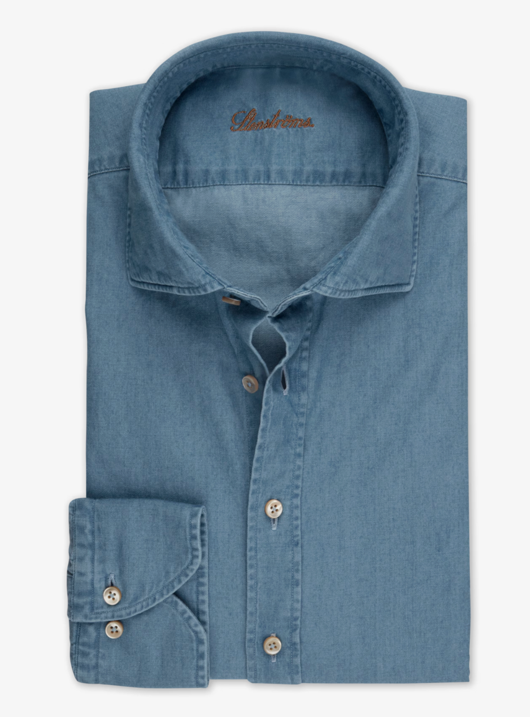 Casual Indigo Denim Regular Shirt