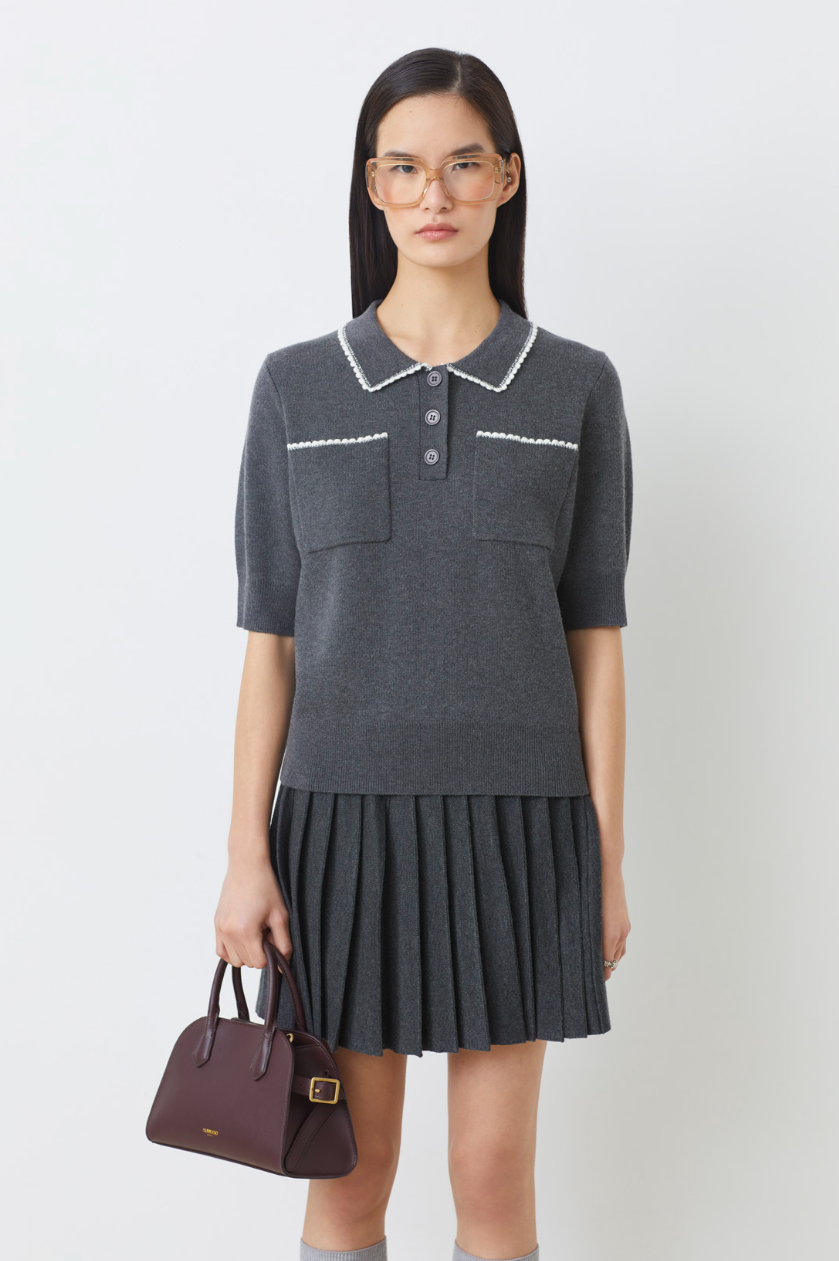 Pull Polka Carbone