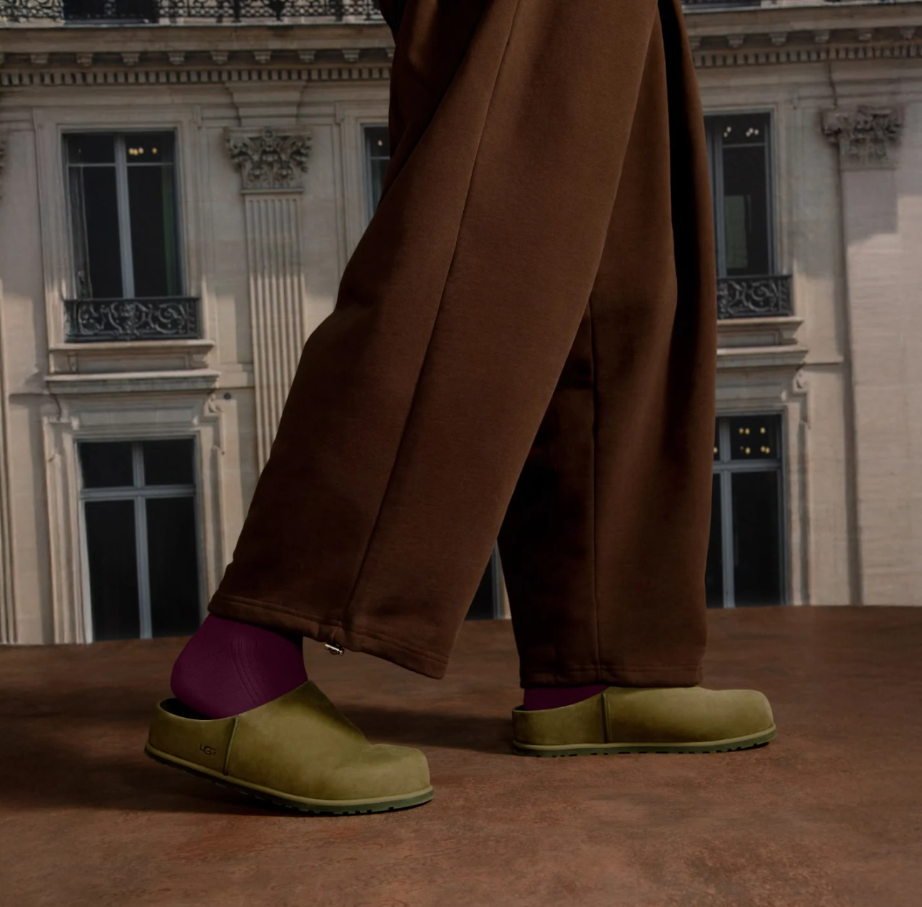 M Otzo Clog Dark Chestnut