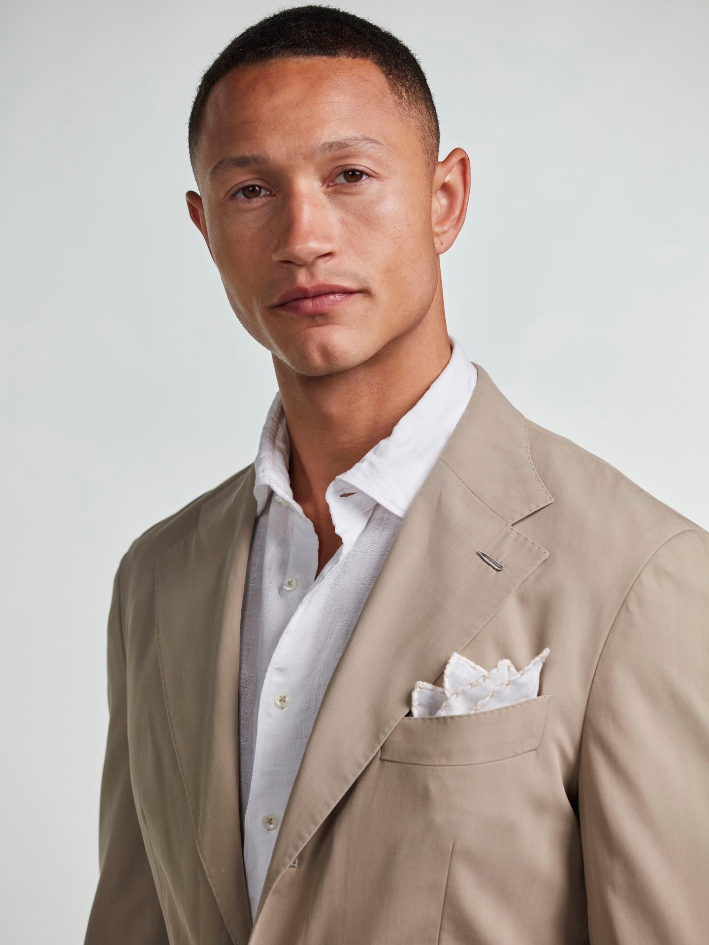 Regular White Linen Casual Shirt