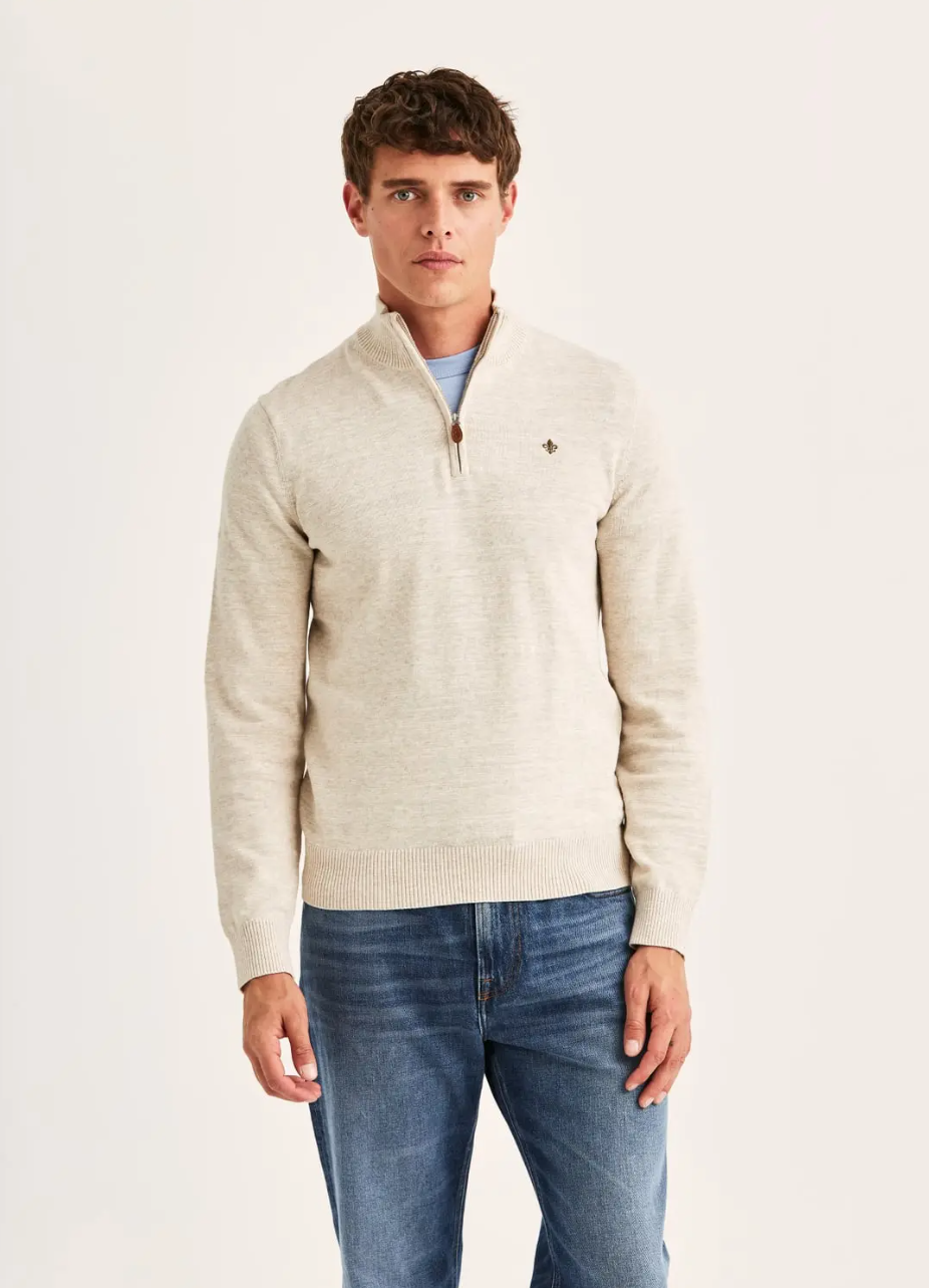 Randall Half Zip Khaki