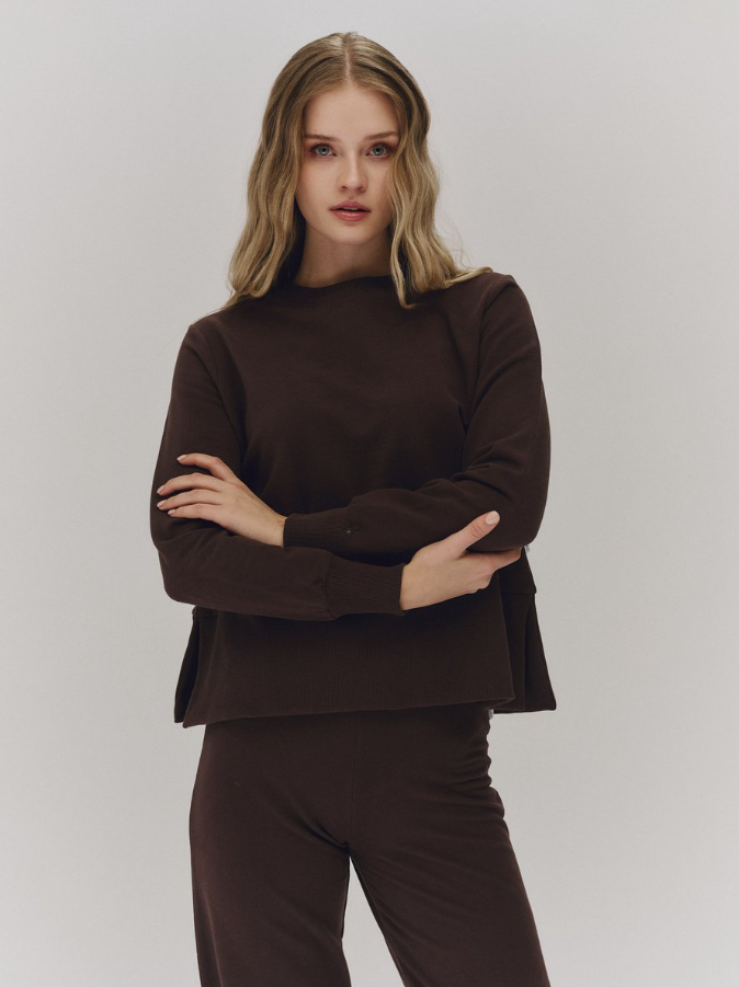 Sadie Sweater Dark Brown