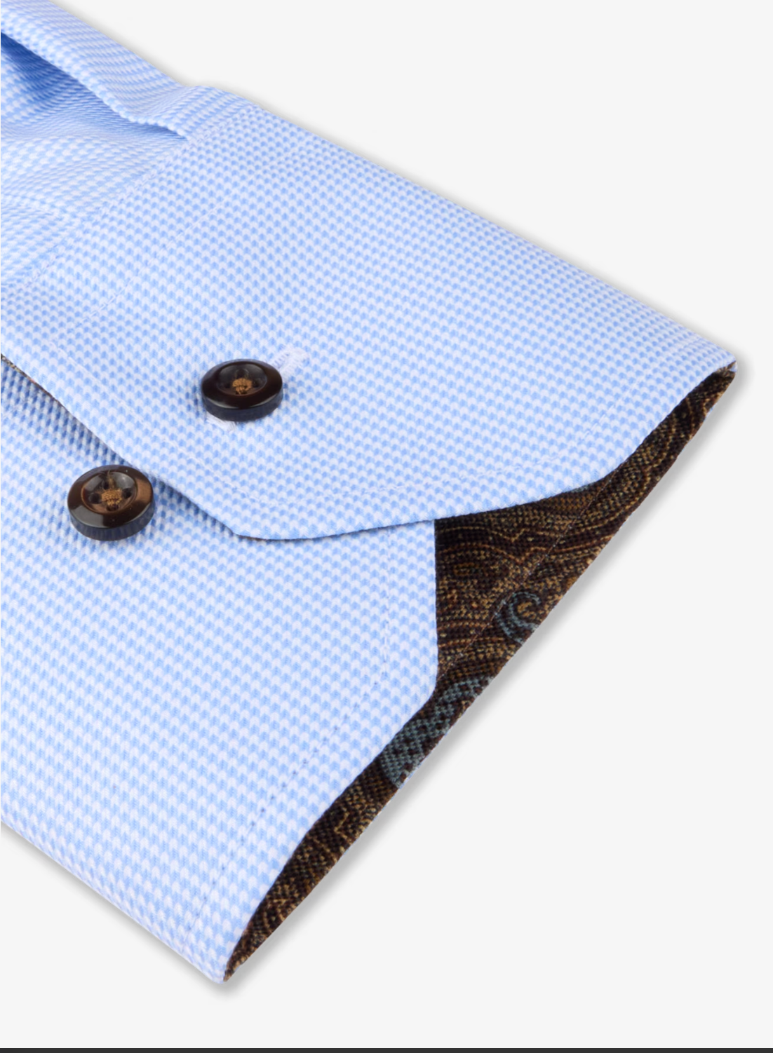 Light blue Contrast Regular Shirt