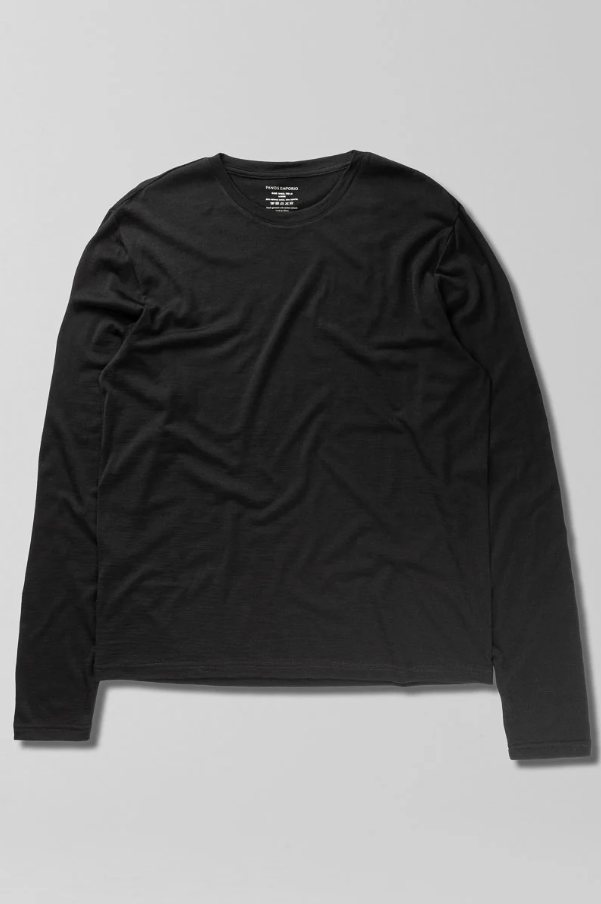 WOOL TENCEL LONG SLEEVE TOP