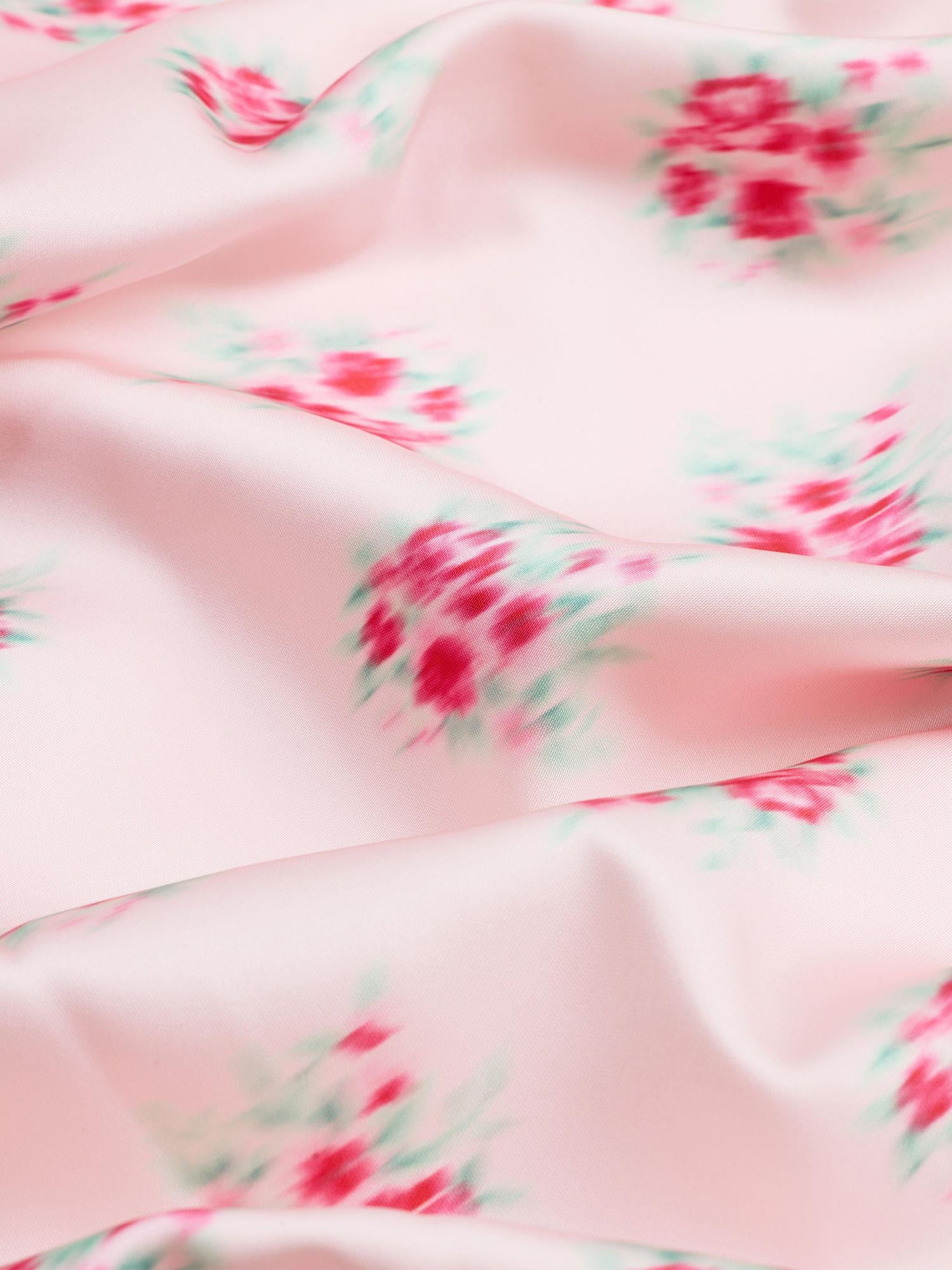 Eila Print Dress Lt Pink Mix