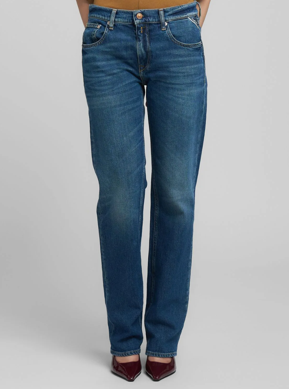 Akeme Straight-Fit Dark Blue