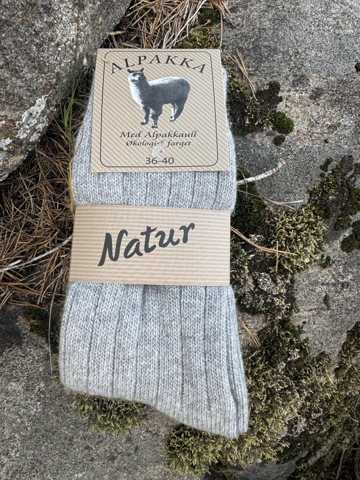 2 PK ALPAKKA Lt.grey str.40-45