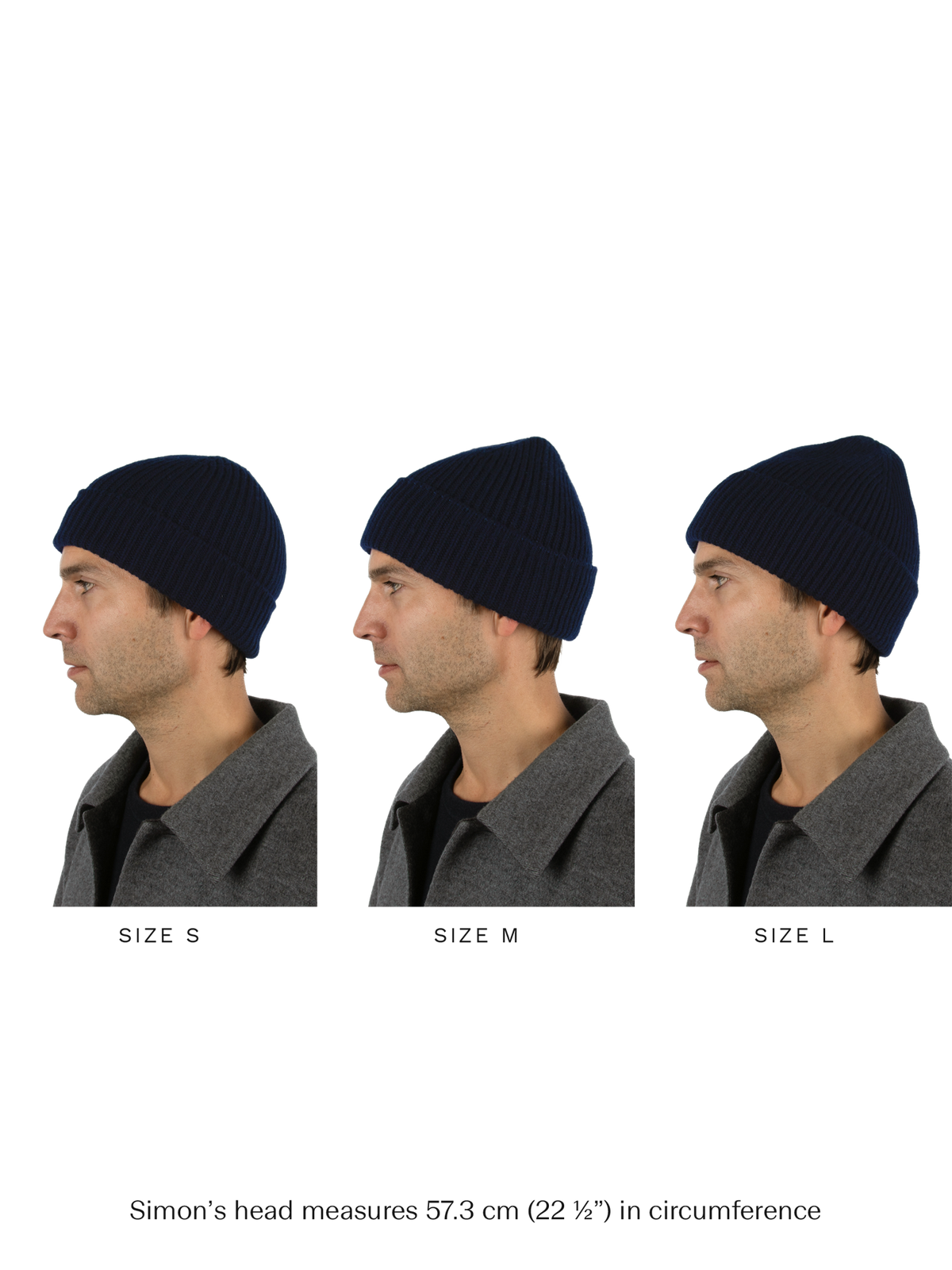 Beanie Cashmere Wool Dusk Navy