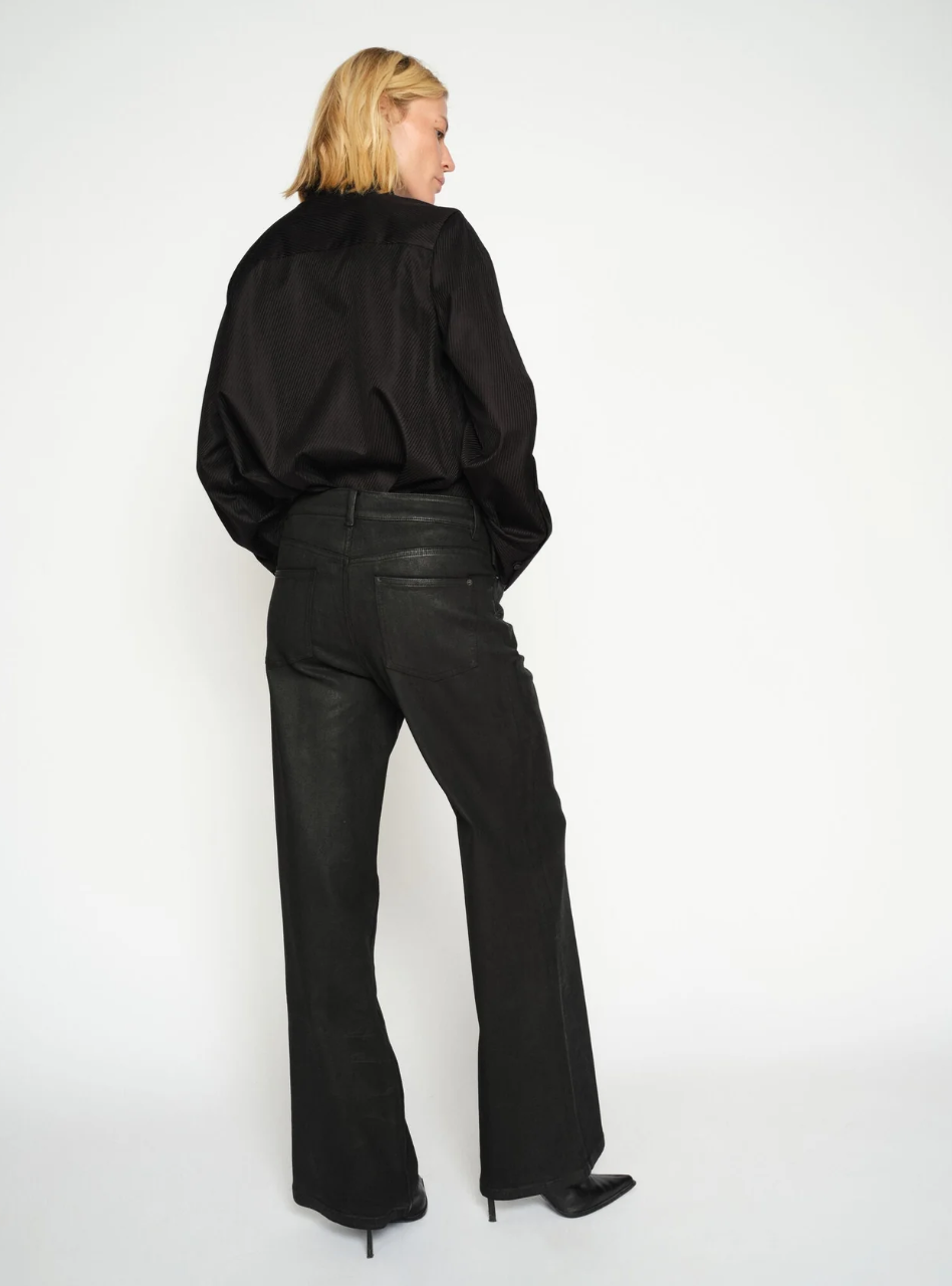 Mmdara Coated Pant Black