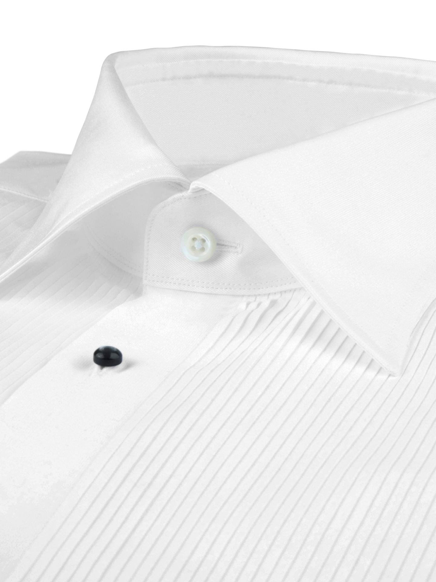 White Regular Tuxedo Shirt French Cuff
