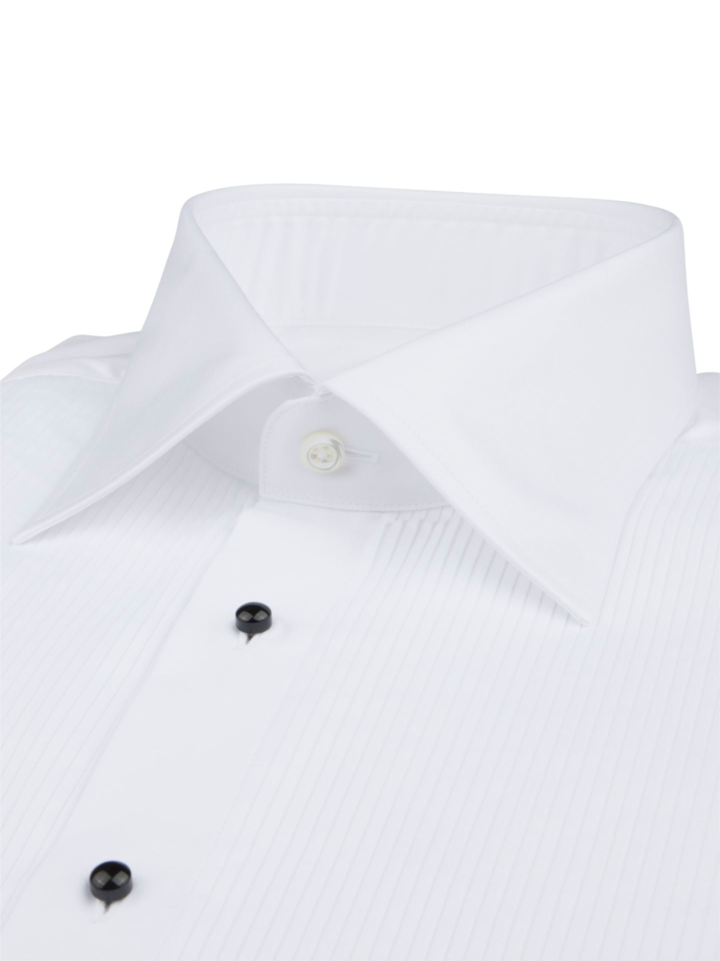 White Regular Tuxedo Shirt French Cuff