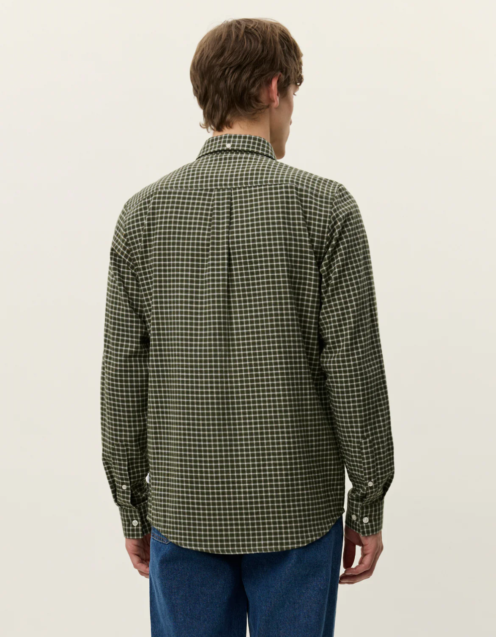 Konrad Check Flannel Shirt Light Sand
