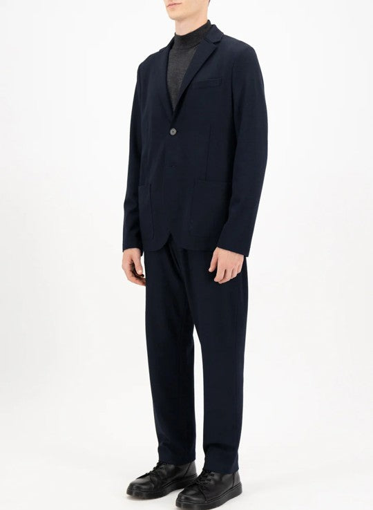 Blazer Superfine Merino Navy Blue