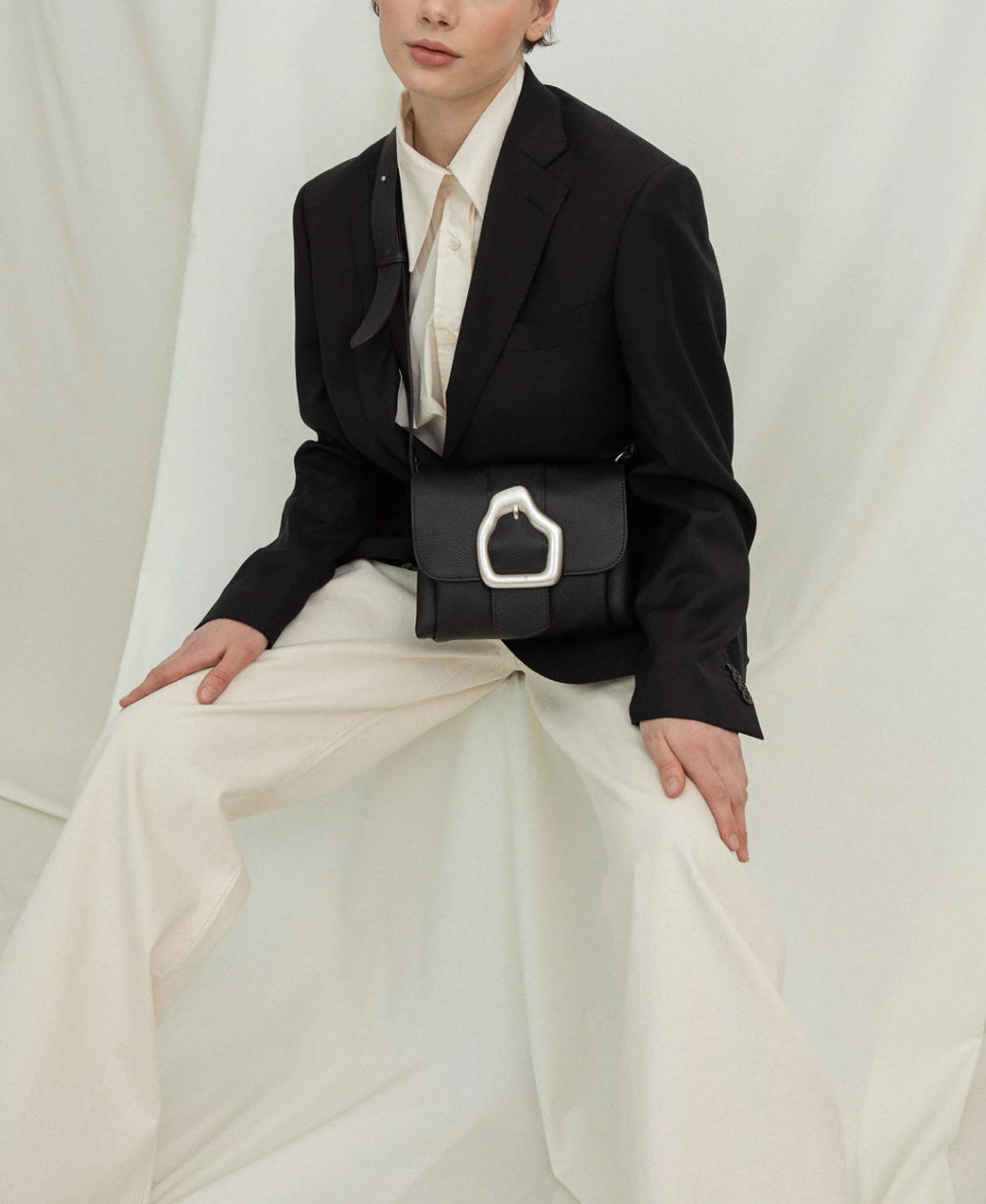 Nami Mini Umber Suede Crossbody Bag