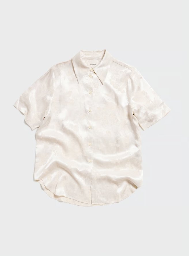 LUKA JACQUARD SHIRT-SAND