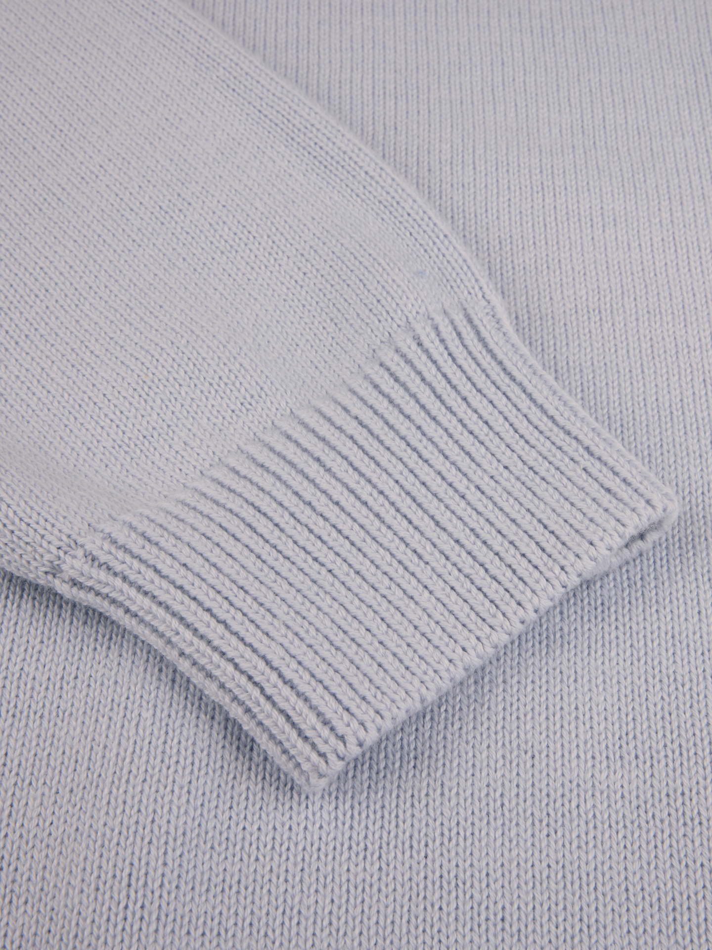 Light blue Crew Neck Sweater Organic Cotton