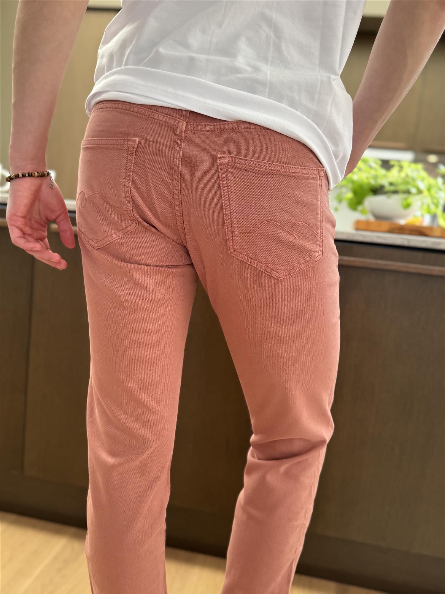 CLYO 5PKT STRETCH PALE ALBI RUST