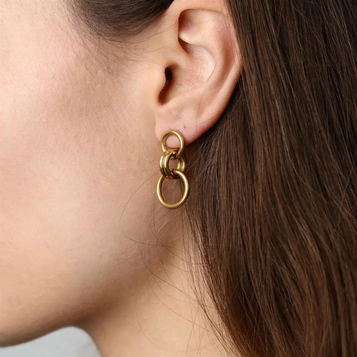 Circe - Duo Hoop Earrings Stainless Steel
