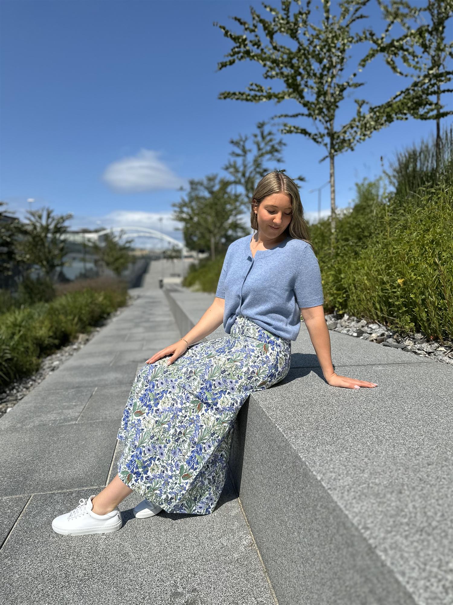 Linen Skirt Flora
