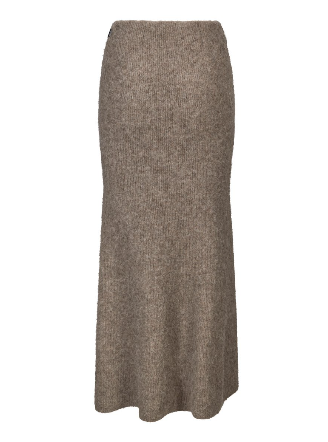 Marika Alpaca Skirt Walnut