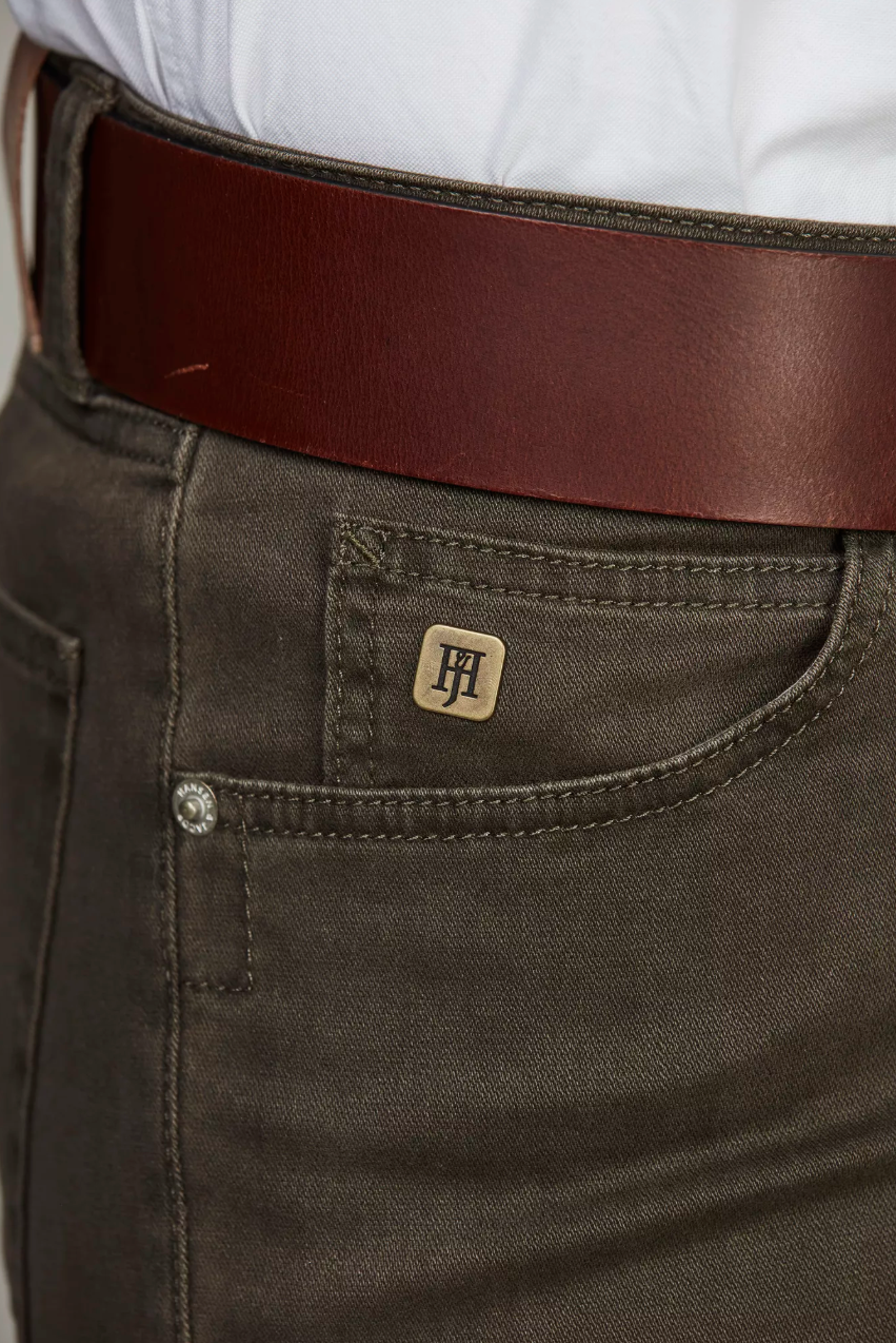 5-PKT Silk Touch Okado Dark Green