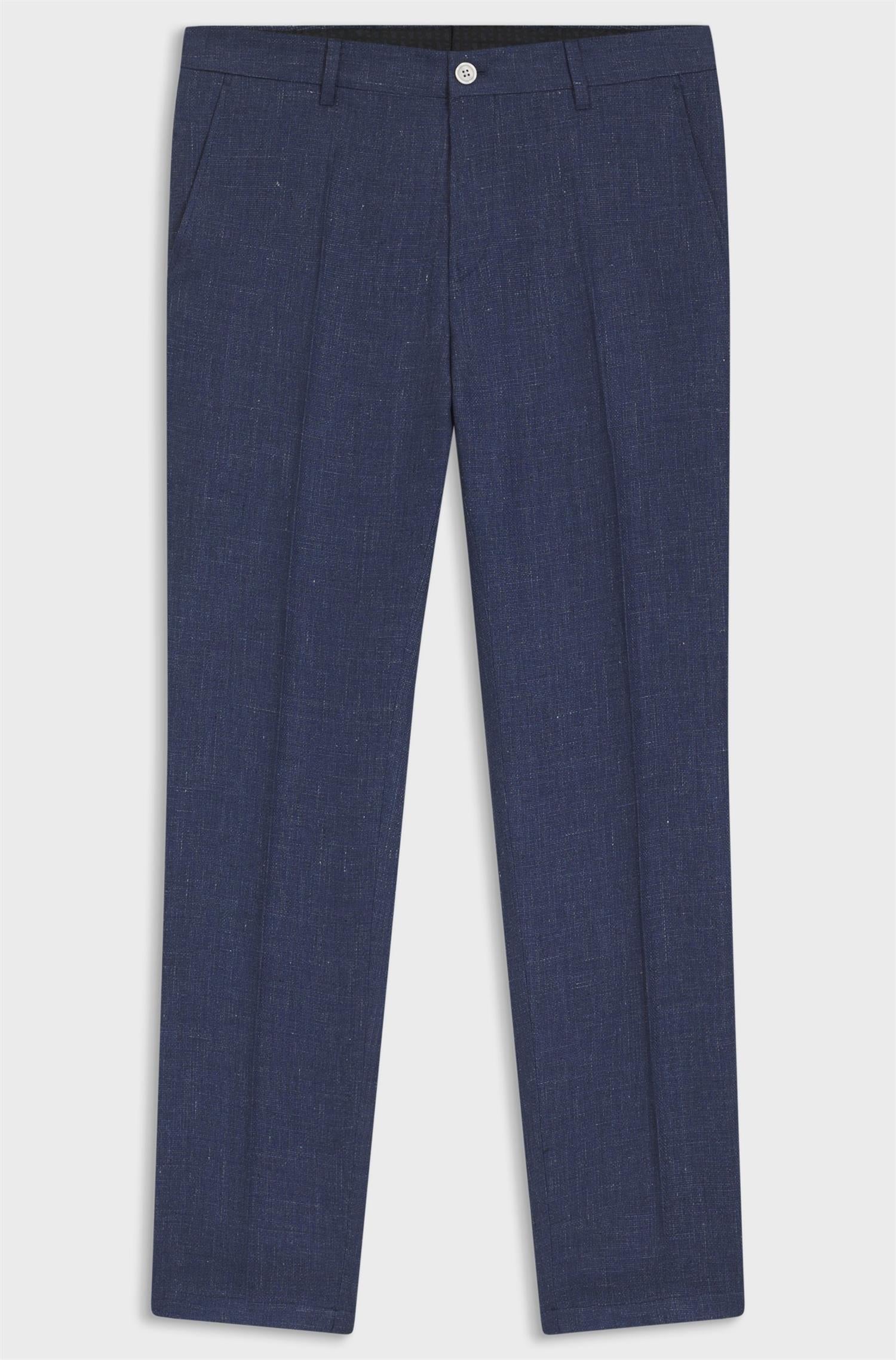 Genius Suitpant in micro pattern