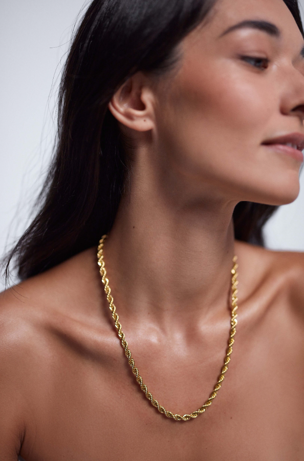 Golden Rope Necklace Gold