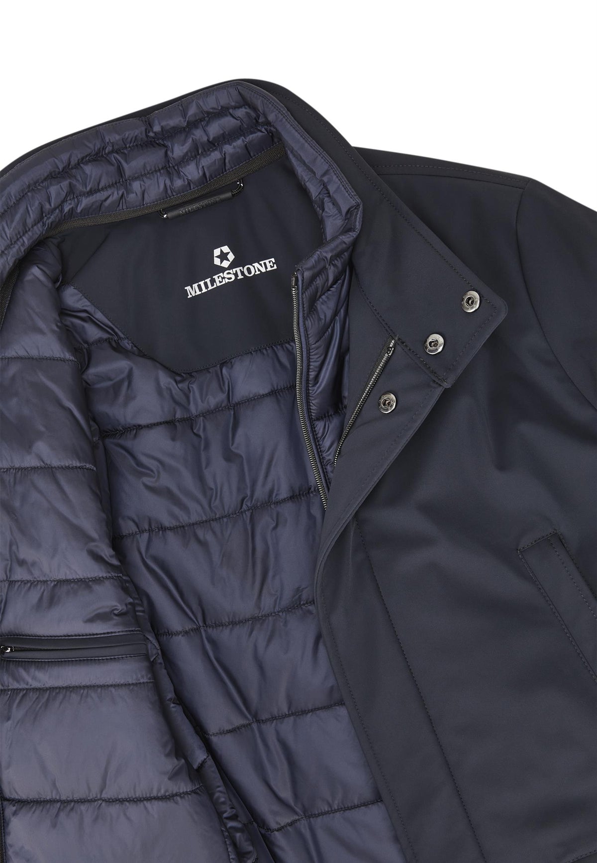MS Presley Water Repellent Jacket Navy Blue