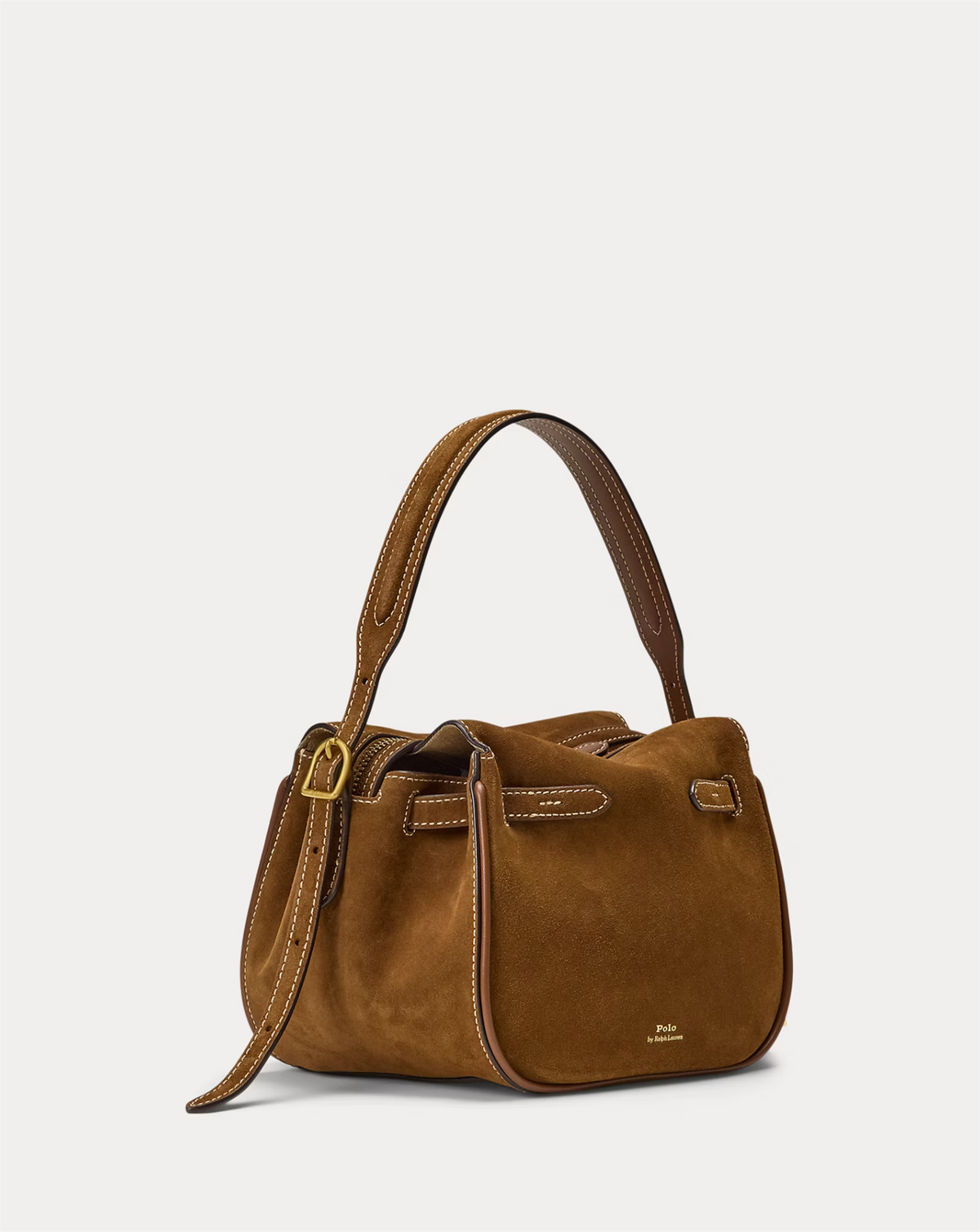 Polo ID Suede Mini Statchel cinnamon/cuoio